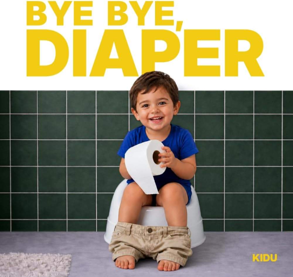 Bye Bye, Diaper! Matteo's Potty Training Story for Boys: The Potty Training Book for Toddlers | A Montessori-Inspired Book for Boys by Kidu Books | barcode:9798199850087 | source:'9798199850087.jpg