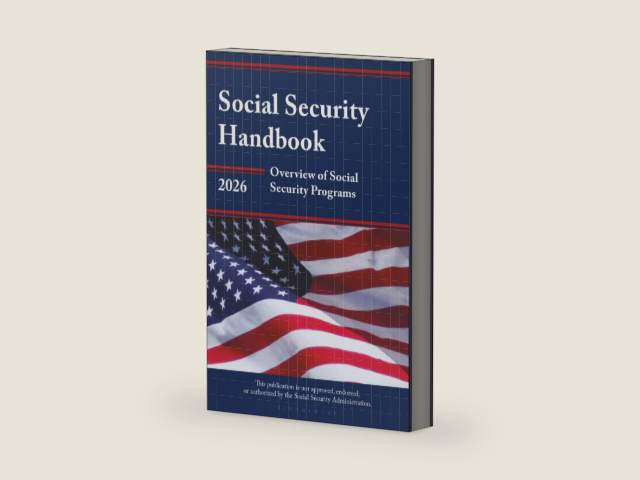 Social Security Handbook 2026: Overview of Social Security Programs by Bloomsbury Academic | barcode:9798216440994 | source:'9798216440994-right-three-quarter.jpg