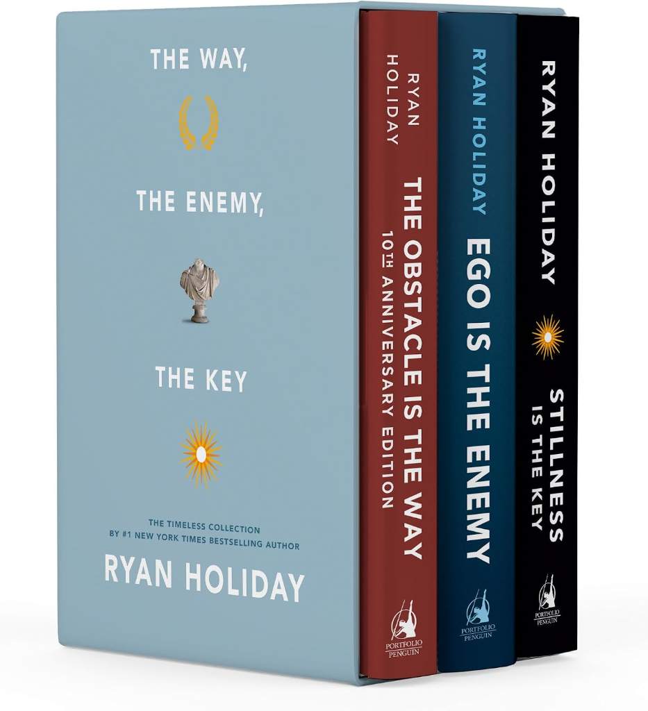 The Way, the Enemy, and the Key: A Boxed Set of The Obstacle is the Way, Ego is the Enemy & Stillness is the Key by Ryan Holiday | barcode:9798217044214 | source:'9798217044214.jpg