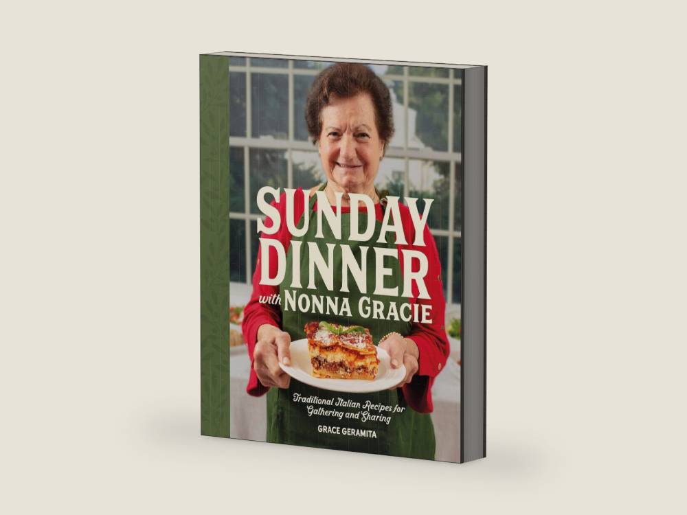 Sunday Dinner with Nonna Gracie: Traditional Italian Recipes for Gathering and Sharing by Grace Geramita | barcode:9798217128129 | source:'9798217128129-right-three-quarter.jpg