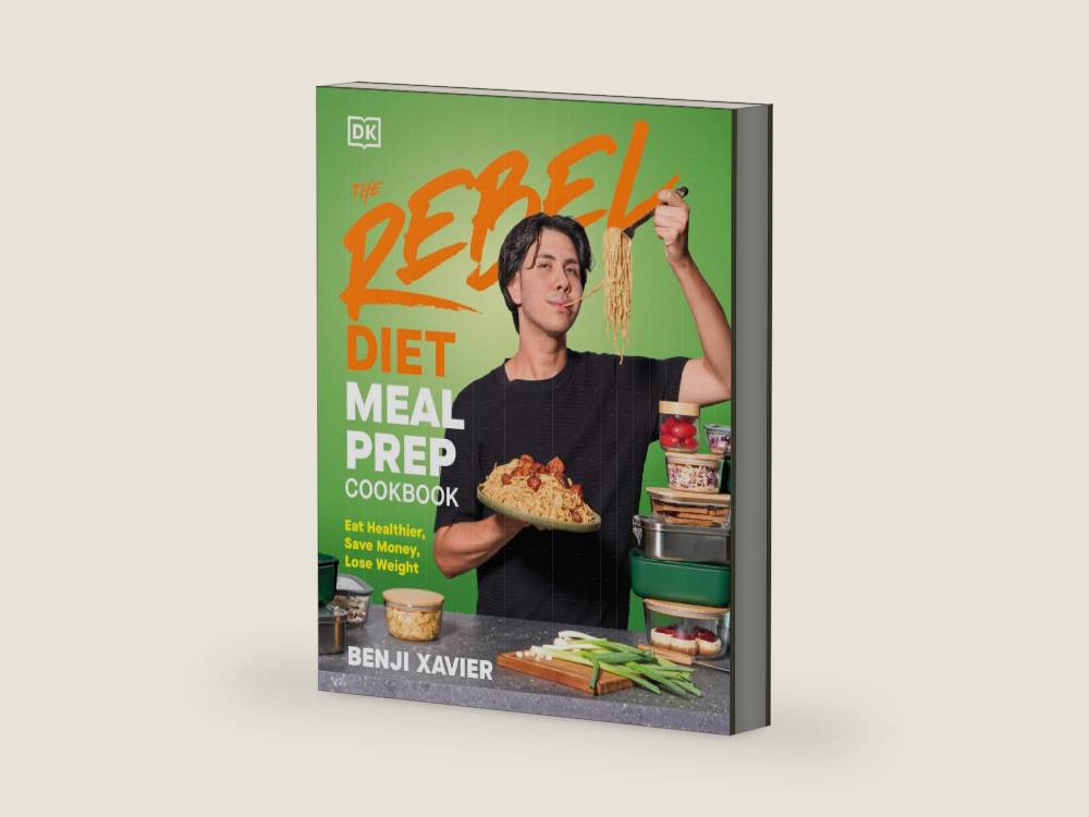 The Rebel Diet Meal Prep Cookbook: Eat Healthier, Save Money, Lose Weight by Benji Xavier | barcode:9798217132829 | source:'9798217132829-right-three-quarter.jpg