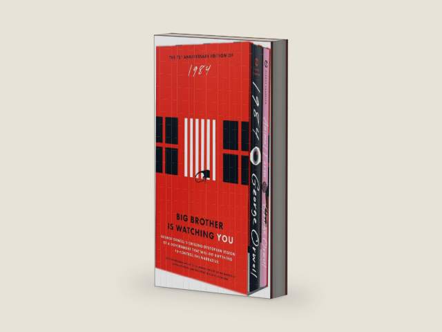 George Orwell 2-Book Boxed Set: 1984 and Animal Farm by George Orwell | barcode:9798217188338 | source:'9798217188338-right-three-quarter.jpg