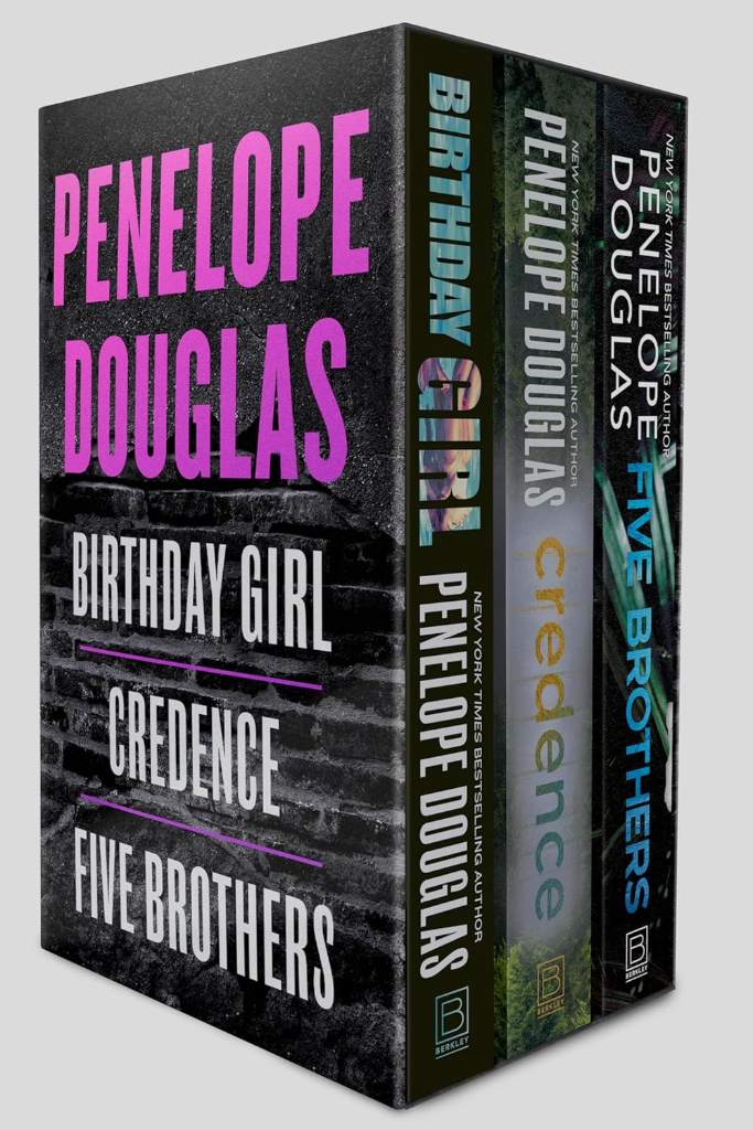 Penelope Douglas 3-Book Boxed Set: Birthday Girl, Credence, and Five Brothers by Penelope Douglas | barcode:9798217190843 | source:'9798217190843.jpg