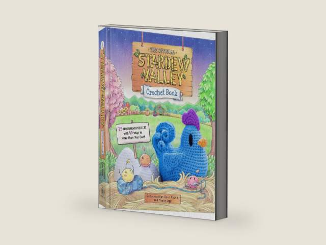 The Official Stardew Valley Crochet Book by ConcernedApe | barcode:9798217299003 | source:'9798217299003-right-three-quarter.jpg