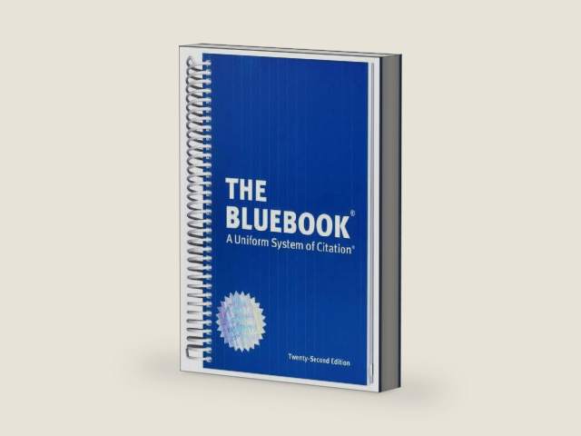 The Bluebook: A Uniform System of Citation by Harvard Law Review | barcode:9798218574574 | source:'9798218574574-right-three-quarter.jpg