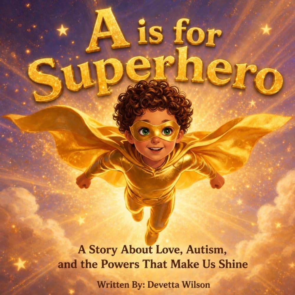 A is for Superhero: A Story About Love, Autism, and the Powers That Make Us Shine by Devetta Wilson | barcode:9798234090492 | source:'9798234090492.jpg