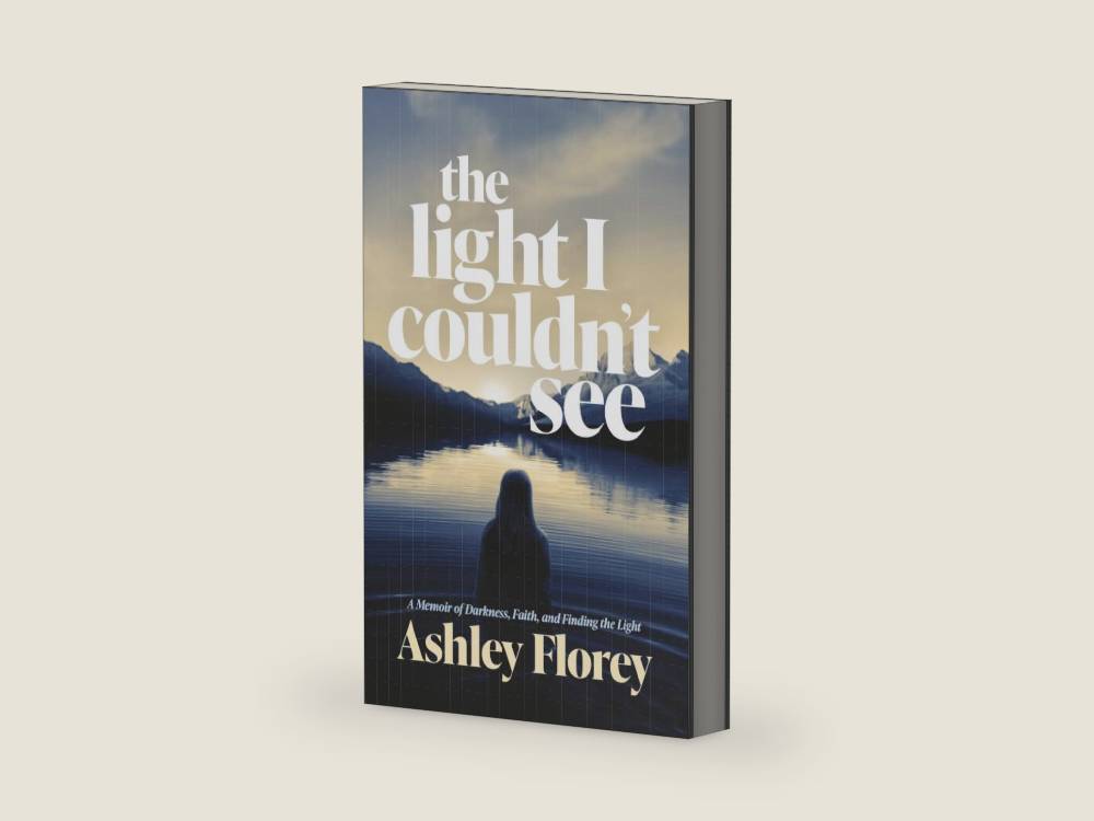 the light I couldn't see: A Memoir of Darkness, Faith, and Finding the Light by Ashley Florey | barcode:9798234101358 | source:'9798234101358-right-three-quarter.jpg