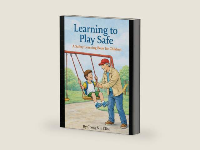 Learning to Play Safe: A Safety Learning Book for Children by Chong Sim Clint | barcode:9798241541307 | source:'9798241541307-right-three-quarter.jpg