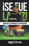 ¡Se Fue la Luz! Aprende a Reparar Tu Generador: Guía Práctica Para Reparar y Mantener Generadores Eléctricos Portátiles (Spanish Edition) by Tactical Power Pro | barcode:9798244674705 | source:'9798244674705.jpg