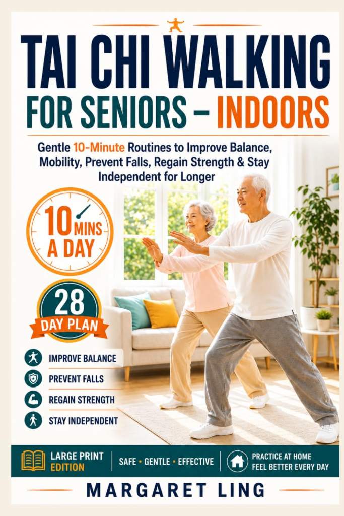 Tai Chi Walking for Seniors - Indoors: Gentle 10-Minute Routines to Improve Balance and Mobility, Prevent Falls, Regain Strength & Stay Independent ... - 28 Day Plan (Everyday Tai Chi For Health) by Margaret Ling | barcode:9798245463506 | source:'9798245463506.jpg