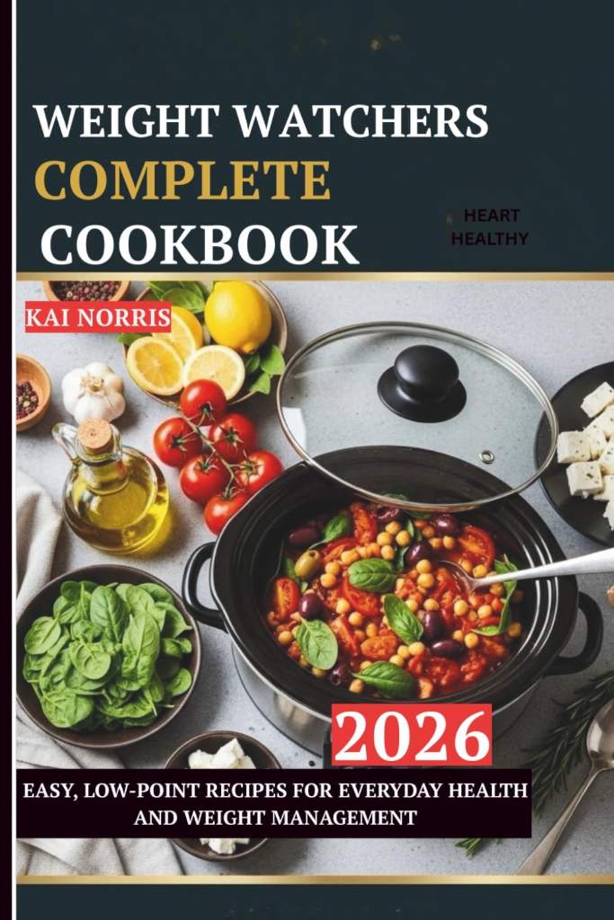 WEIGHT WATCHERS COMPLETE COOKBOOK: EASY, LOW-POINT RECIPES FOR EVERYDAY HEALTH AND WEIGHT MANAGEMENT by Kai Norris | barcode:9798245819938 | source:'9798245819938.jpg