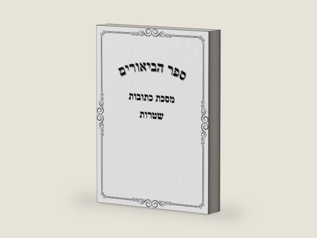 ספר הביאורים: כתובות שטרות (Hebrew Edition) by אברהם יוסף סאנעס | barcode:9798247554400 | source:'9798247554400-right-three-quarter.jpg