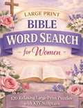Large Print Bible Word Search: 120 Relaxing Bible-Inspired Puzzles for Women and Seniors | A Christian Word Search Book (Large Print Bible Word Search Collection) by Sharp Pen Publishing | barcode:9798247894063 | source:'9798247894063.jpg
