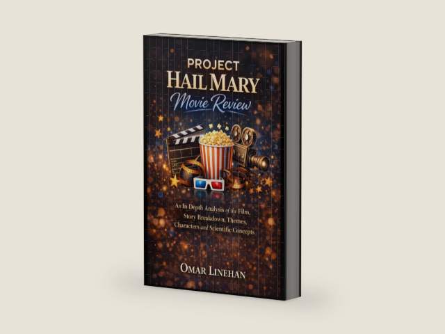 Project Hail Mary Movie Review: An In-Depth Analysis of the Film, Story Breakdown, Themes, Characters and Scientific Concepts by OMAR LINEHAN | barcode:9798248163076 | source:'9798248163076-right-three-quarter.jpg