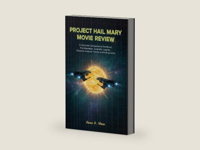 PROJECT HAIL MARY MOVIE REVIEW: A Complete Companion to the Movie Plot Breakdown, Scientific Insights, Character Analysis, Themes, and Ending Decoded by Lucas O. Wren | barcode:9798249131944 | source:'9798249131944-right-three-quarter.jpg