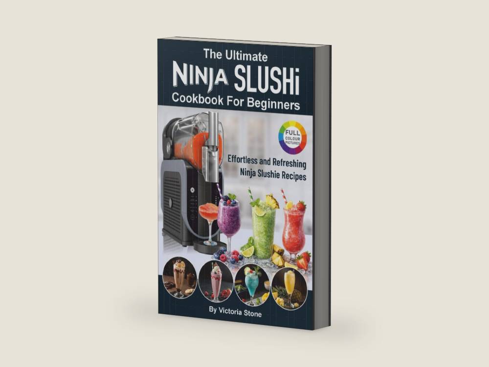 The Ultimate Ninja SLUSHi Cookbook For Beginners: Effortless and Refreshing Ninja Slushie Recipes. by Victoria Stone | barcode:9798249198459 | source:'9798249198459-right-three-quarter.jpg