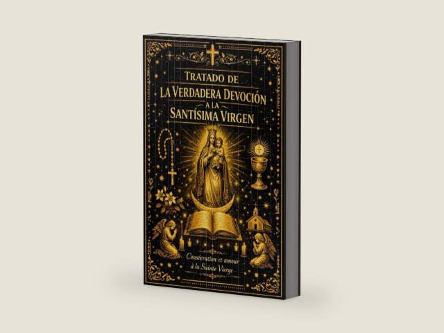 Tratado de la Verdadera Devoción a la Santísima Virgen:Ofrenda plena e irrevocable del alma, alianza de esclavitud santa en el amor divino y misterio ... camino seguro de santid (Spanish Edition) by Luis Maria Grignion de Montfort | barcode:9798249823917 | source:'9798249823917-right-three-quarter.jpg