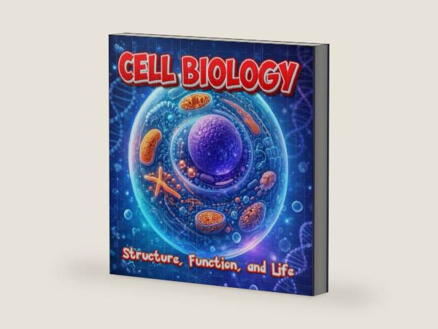 Cell Biology: Structure, Function, and Life: A Visual Guide to Cells, Organelles, Genetics, and Cellular Processes with Memory Maps, Clear Diagrams, and Knowledge Tests by esmart chubs | barcode:9798251005578 | source:'9798251005578-right-three-quarter.jpg