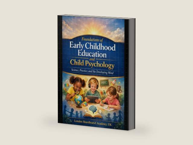 The Early Childhood Education & Child Psychology Handbook: Evidence-Based Teaching Strategies for Educators, Child Development, and Preschool Learning by HeartbeatsZ Academy UK | barcode:9798251271416 | source:'9798251271416-right-three-quarter.jpg