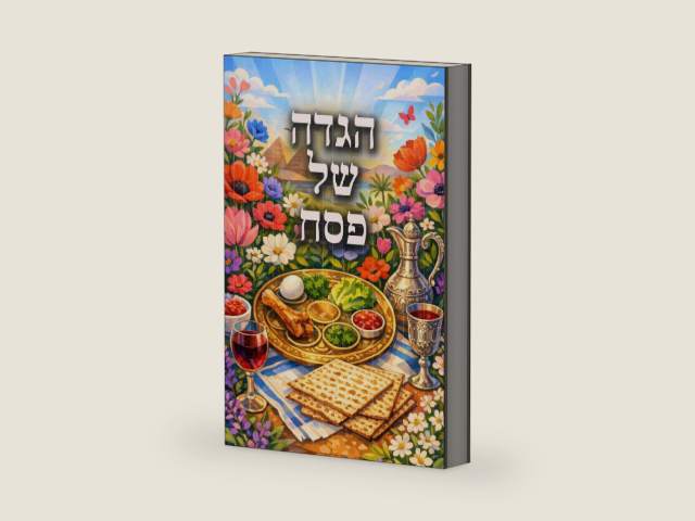 הגדה של פסח (Hebrew Edition) by Darin Rom | barcode:9798252781129 | source:'9798252781129-right-three-quarter.jpg