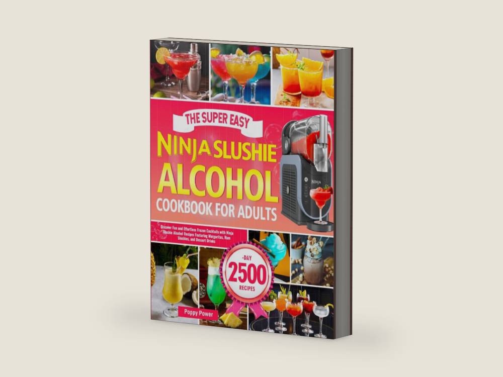 The Super Easy Ninja Slushie Alcohol Cookbook for Adults: Discover Fun and Effortless Frozen Cocktails with Ninja Slushie Alcohol Recipes Featuring Margaritas, Rum Slushies, and Dessert Drinks by Poppy Power | barcode:9798253856161 | source:'9798253856161-right-three-quarter.jpg