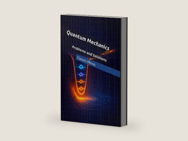 Quantum Mechanics: Problems and Solutions by Yiannis Menis | barcode:9798253965146 | source:'9798253965146-right-three-quarter.jpg