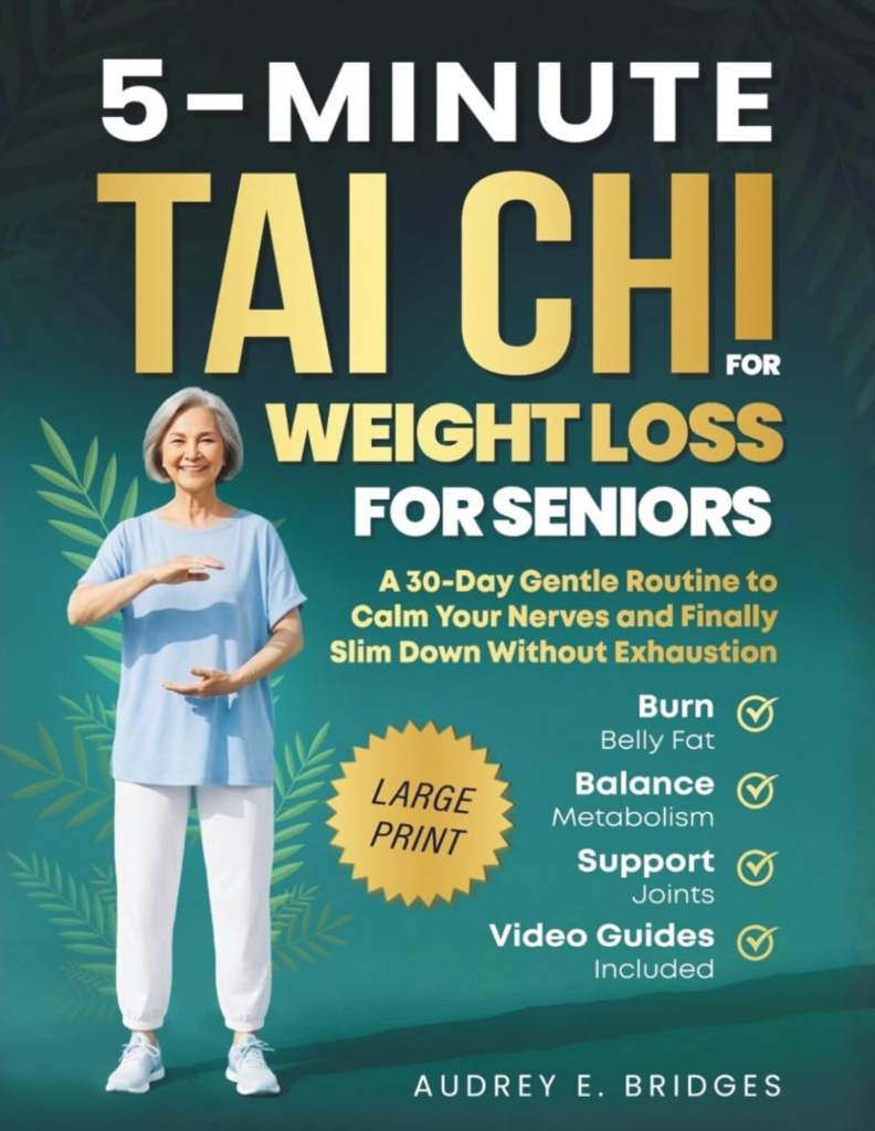 5-Minute Tai Chi for Weight Loss for Seniors: Burn Belly Fat, Balance Metabolism and Support Joints: A 30-Day Gentle Routine to Calm Your Nerves and ... (The 5-Minute Tai Chi for Seniors Series) by Audrey E. Bridges | barcode:9798257269349 | source:'9798257269349.jpg