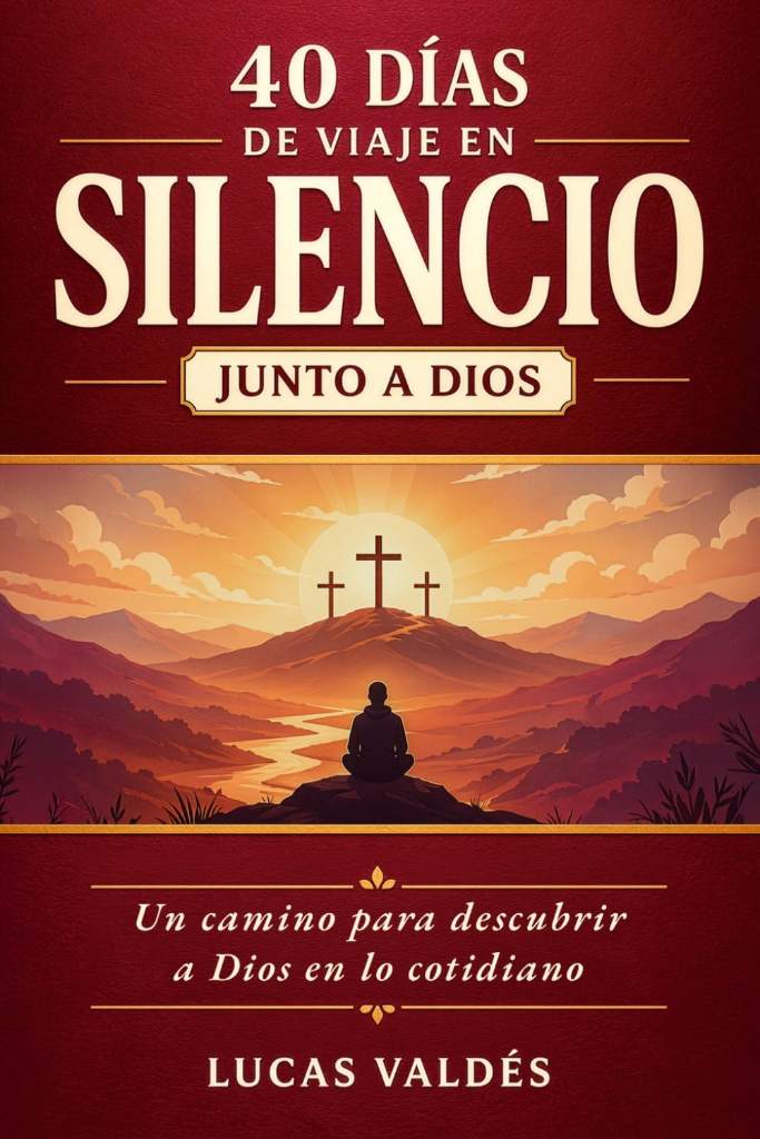40 días de viaje en silencio junto a Dios: Un devocional para encontrar a Dios en lo cotidiano, vivir con más paz en medio del ruido y redescubrir tu fe a través del silencio (Spanish Edition) by Lucas Valdés | barcode:9798257843525 | source:'9798257843525.jpg