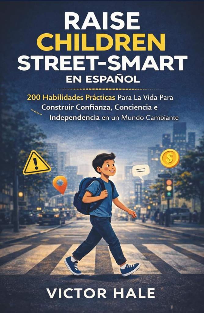Raise Children Street-Smart En Español: 200 Habilidades Prácticas Para La Vida Para Construir Confianza, Conciencia e Independencia en un Mundo Cambiante (Spanish Edition) by Victor Hale | barcode:9798257948817 | source:'9798257948817.jpg