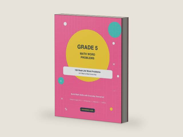 Grade 5 Math Word Problems: 100 Real-Life Word Problems with Step-by-Step Answer Key for Ages 10-12 by Bahaa El Zarif | barcode:9798259066588 | source:'9798259066588-right-three-quarter.jpg