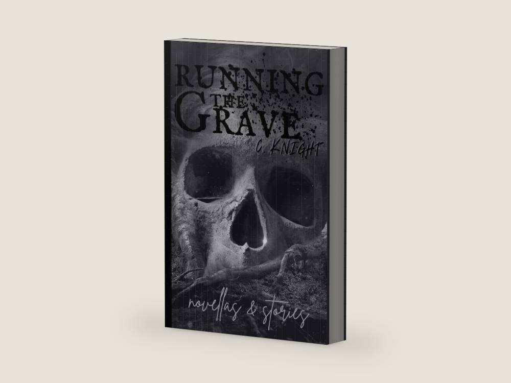 Running the Grave: novellas & stories by Christopher Knight | barcode:9798262184354 | source:'9798262184354-right-three-quarter.jpg