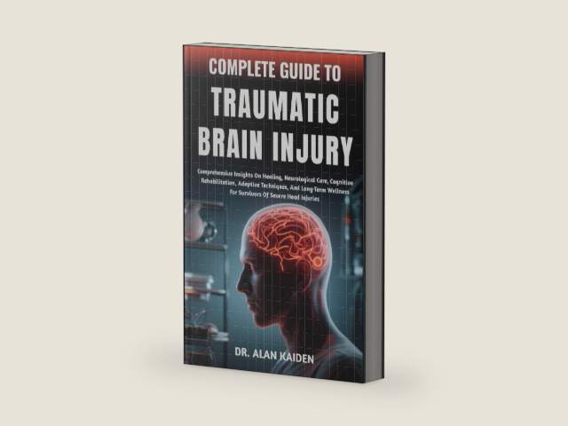 COMPLETE GUIDE TO TRAUMATIC BRAIN INJURY: Comprehensive Insights On Healing, Neurological Care, Cognitive Rehabilitation, Adaptive Techniques, And ... For Survivors Of Severe Head Injuries by DR. ALAN KAIDEN | barcode:9798262631346 | source:'9798262631346-right-three-quarter.jpg