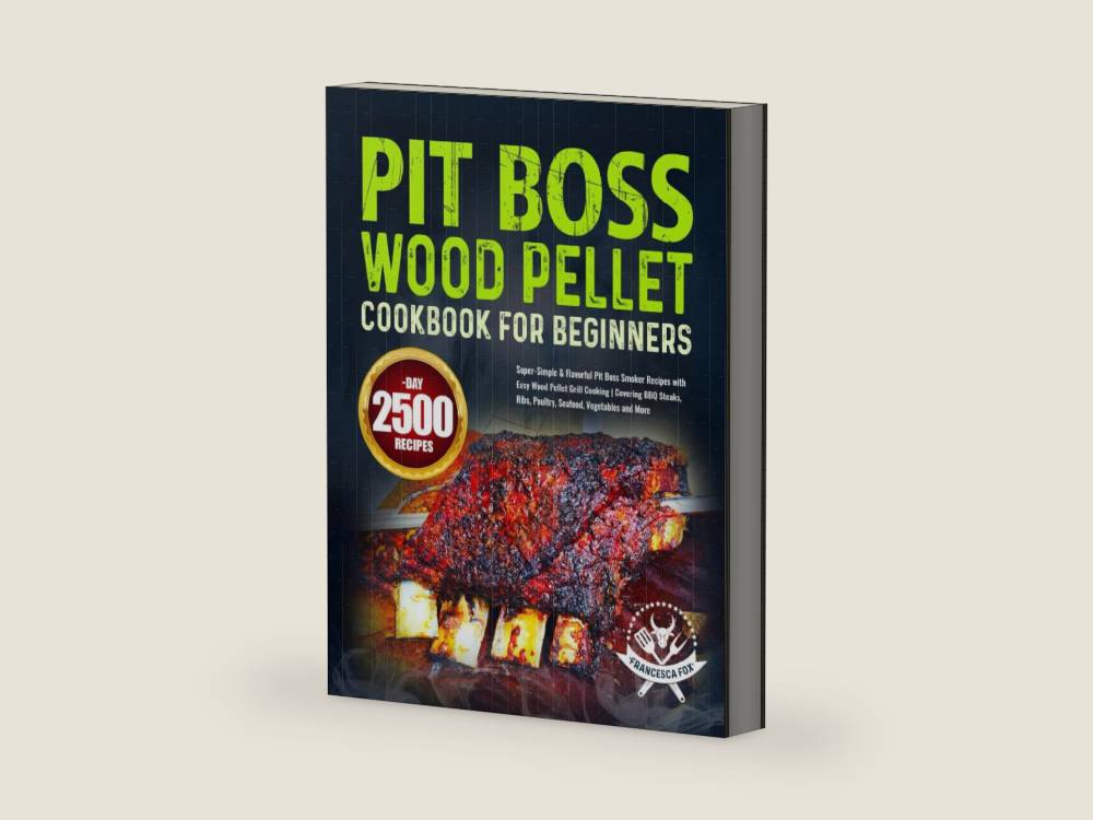 Pit Boss Wood Pellet Cookbook for Beginners: Super-Simple & Flavorful Pit Boss Smoker Recipes with Easy Wood Pellet Grill Cooking | Covering BBQ Steaks, Ribs, Poultry, Seafood, Vegetables and More by Francesca Fox | barcode:9798264856594 | source:'9798264856594-right-three-quarter.jpg