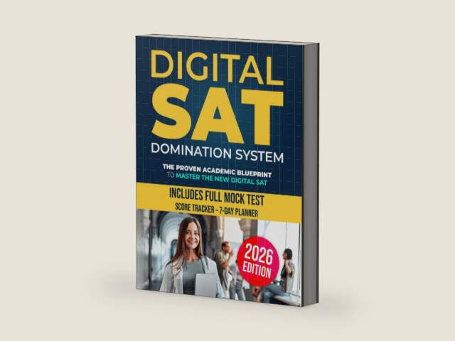 Digital SAT Study Guide: he Complete Digital SAT Study Guide | Exam Prep Book with Practice Questions & Full-Length Mock Test for College Admissions Success by Alexandra Sterling | barcode:9798267367950 | source:'9798267367950-right-three-quarter.jpg