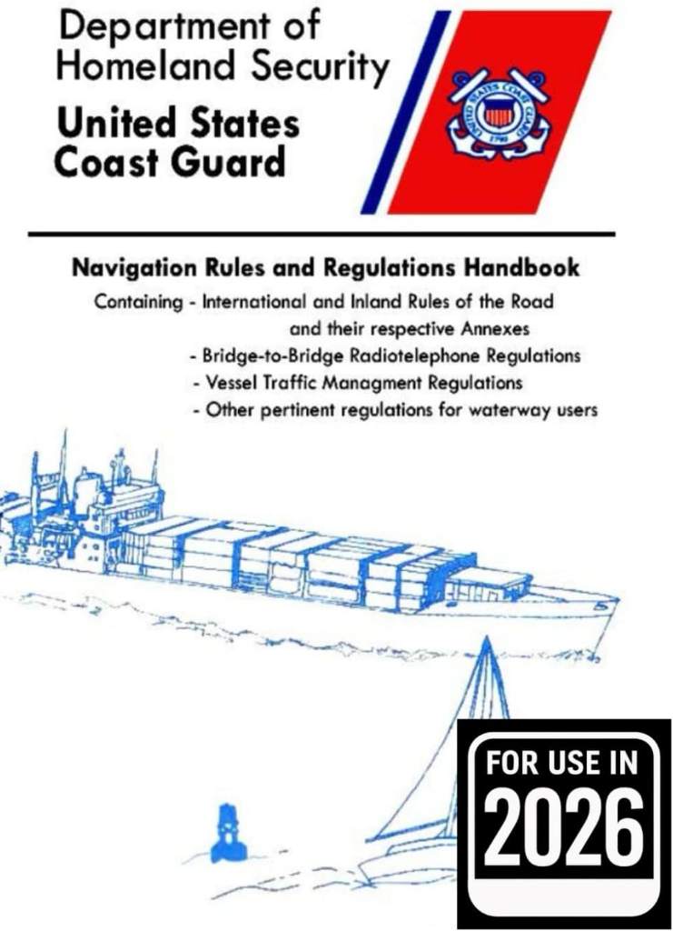 Navigation Rules and Regulations Handbook (Color Print) by United States Coast Guard | barcode:9798267456425 | source:'9798267456425.jpg