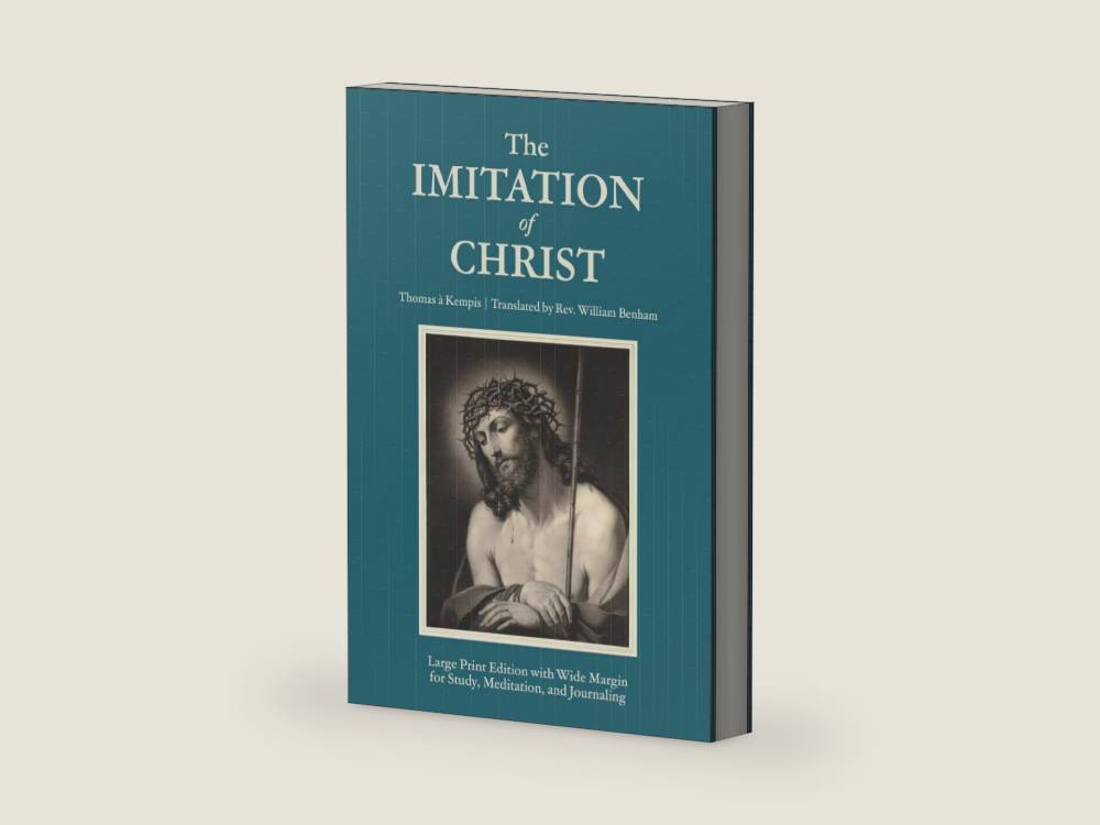 The Imitation of Christ: Large Print Edition with Wide Margins for Study, Meditation, and Journaling by Thomas à Kempis | barcode:9798269245386 | source:'9798269245386-right-three-quarter.jpg
