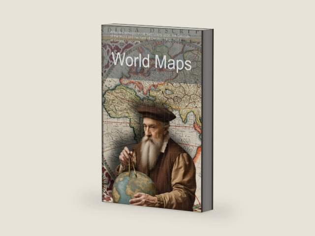 ATLAS MERCATOR'S Part # 2: / Maps of the world and Europe with country descriptions by Gerardus Mercator | barcode:9798272262769 | source:'9798272262769-right-three-quarter.jpg