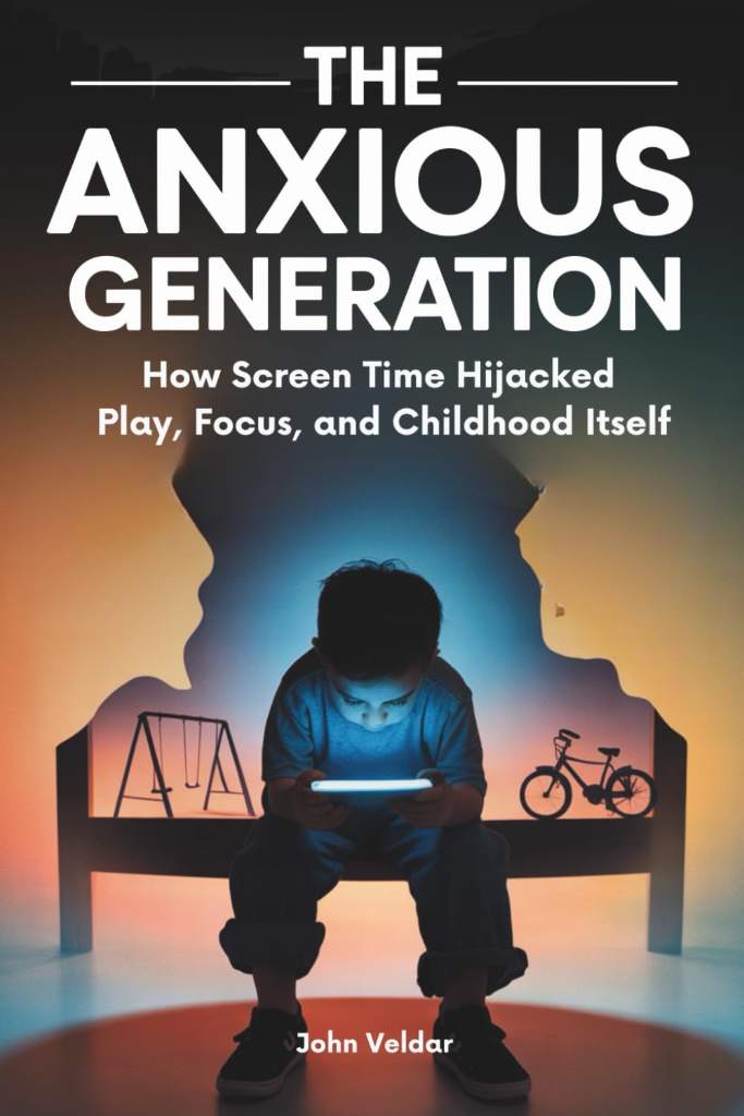 The Anxious Generation: How Screen Time Hijacked Play, Focus, and Childhood Itself by John Veldar | barcode:9798272321848 | source:'9798272321848.jpg