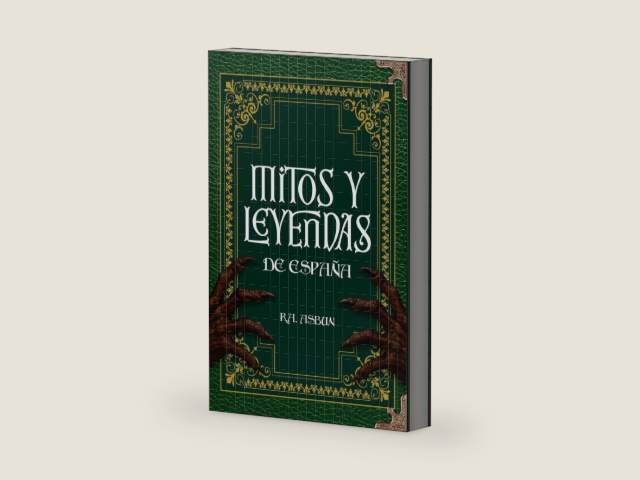 Mitos y Leyendas de España: 50 relatos ilustrados sobre criaturas y secretos ocultos de España (No ficción) (Spanish Edition) by R.A. Asbun | barcode:9798272615787 | source:'9798272615787-right-three-quarter.jpg