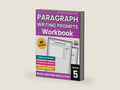 5th Grade Paragraph Writing Prompts Workbook: 60 Writing Prompts Grade 5 | Narrative, Creative, Informative & Opinion Writing | Grade 5 Paragraph ... (Elementary Grammar & Writing Workbooks) by Jen Goasdone | barcode:9798276285511 | source:'9798276285511-right-three-quarter.jpg