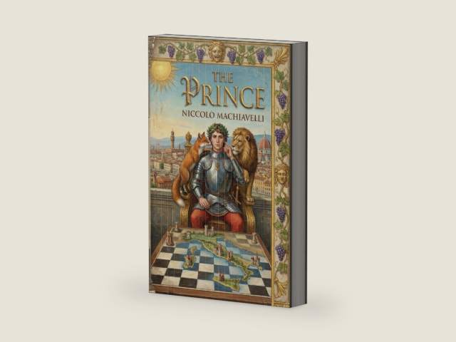 The Prince: by Niccolò Machiavelli (A New Translation with Introduction and Practical Insights) by Niccolò Machiavelli | barcode:9798276931937 | source:'9798276931937-right-three-quarter.jpg