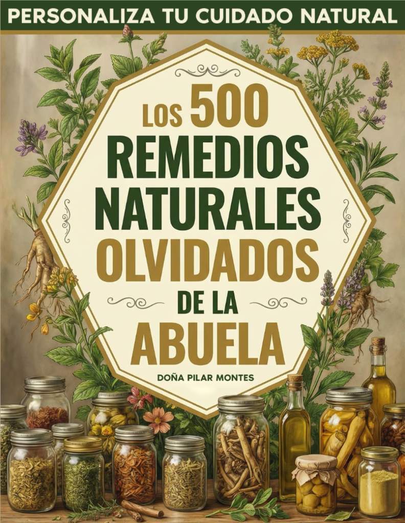 Los 500 Remedios Naturales Olvidados de la Abuela: Personaliza tu cuidado natural con plantas, ungüentos y recetas ancestrales para calmar molestias y ... con la sabiduría de antes (Spanish Edition) by Doña Pilar Montes | barcode:9798277228708 | source:'9798277228708.jpg