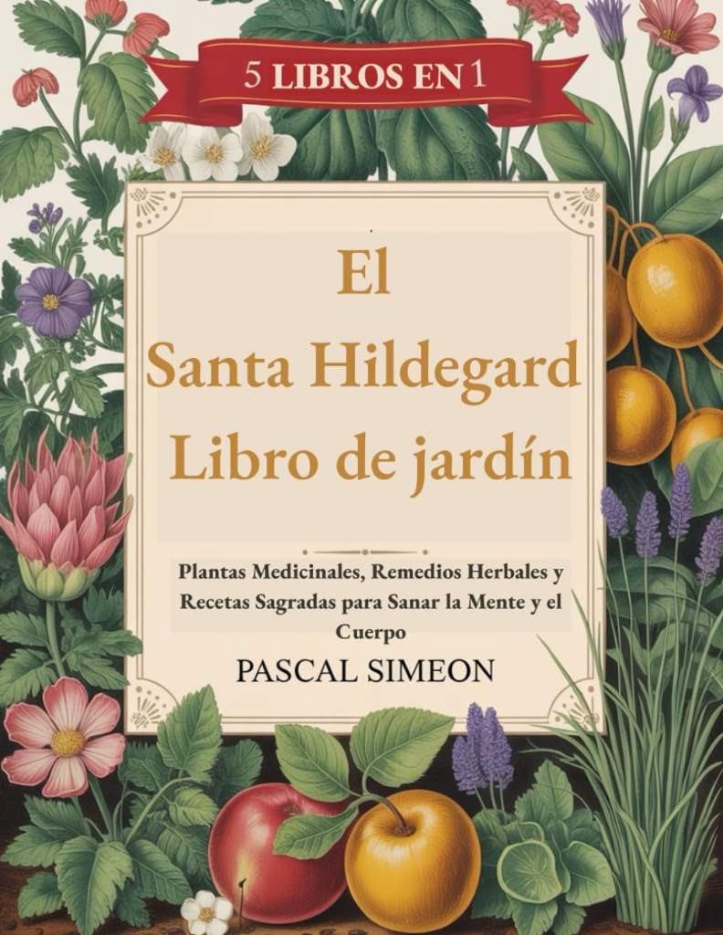 El Santa Hildegard Libro de jardín: Plantas Medicinales, Remedios Herbales y Recetas Sagradas para Sanar la Mente y el Cuerpo (Spanish Edition) by Pascal Simeon | barcode:9798282698237 | source:'9798282698237.jpg
