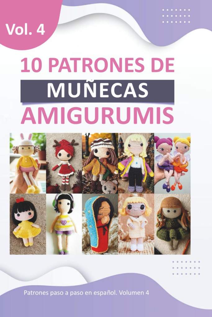 Patrones de amigurumis en español: libros para tejer amigurumis en español con 10 patrones de Muñecas Variadas amigurumis muñecos de crochet (Spanish Edition) by Creamox Editorial | barcode:9798284092101 | source:'9798284092101.jpg