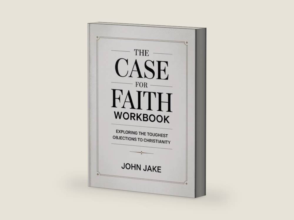 The Case For Faith Workbook: Exploring the Toughest Objections to Christianity by John Jake | barcode:9798285367130 | source:'9798285367130-right-three-quarter.jpg