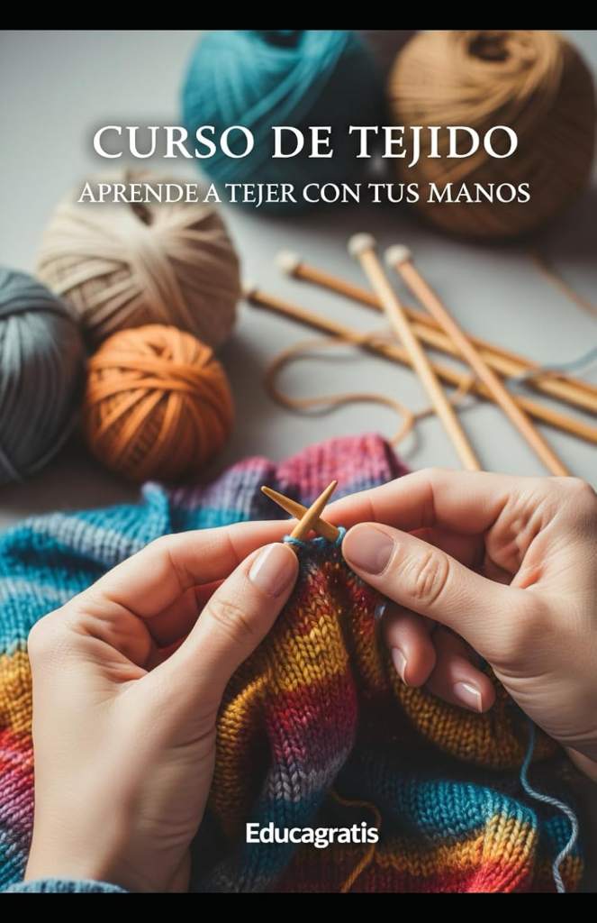 Curso de Tejido: Aprende a Tejer con tus Manos (Hogar, Tejido, Borado y Jardín) (Spanish Edition) by Educagratis | barcode:9798287275990 | source:'9798287275990.jpg