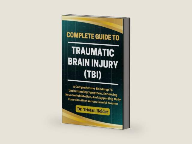 COMPLETE GUIDE TO TRAUMATIC BRAIN INJURY (TBI): A Comprehensive Roadmap To Understanding Symptoms, Enhancing Neurorehabilitation, And Supporting Daily Function After Serious Cranial Trauma by Dr. Tristan Holder | barcode:9798288473029 | source:'9798288473029-right-three-quarter.jpg