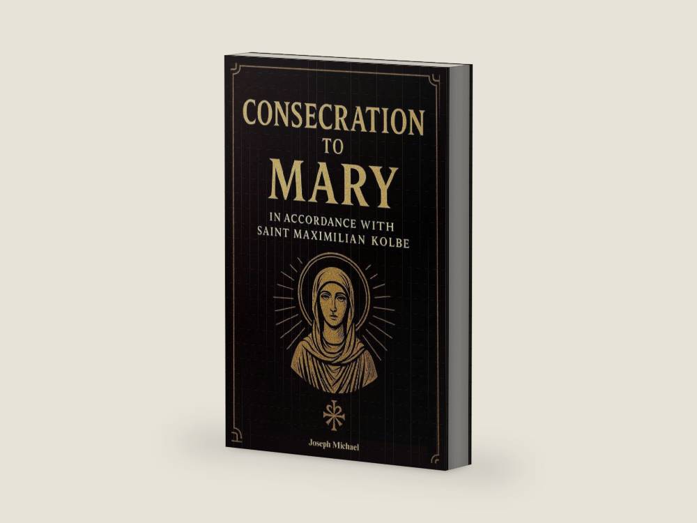 Consecration to Mary According to Saint Maximilian Kolbe: A 33-Day Catholic Guide to Marian Consecration, Devotion, and Spiritual Renewal, Inspired by the catechism of the Church by Joseph Michael | barcode:9798289145611 | source:'9798289145611-right-three-quarter.jpg