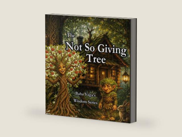 The Not-So Giving Tree: Baba Yaga's Wisdom Series - Boundaries by M.E. Baba Yaga | barcode:9798290104003 | source:'9798290104003-right-three-quarter.jpg