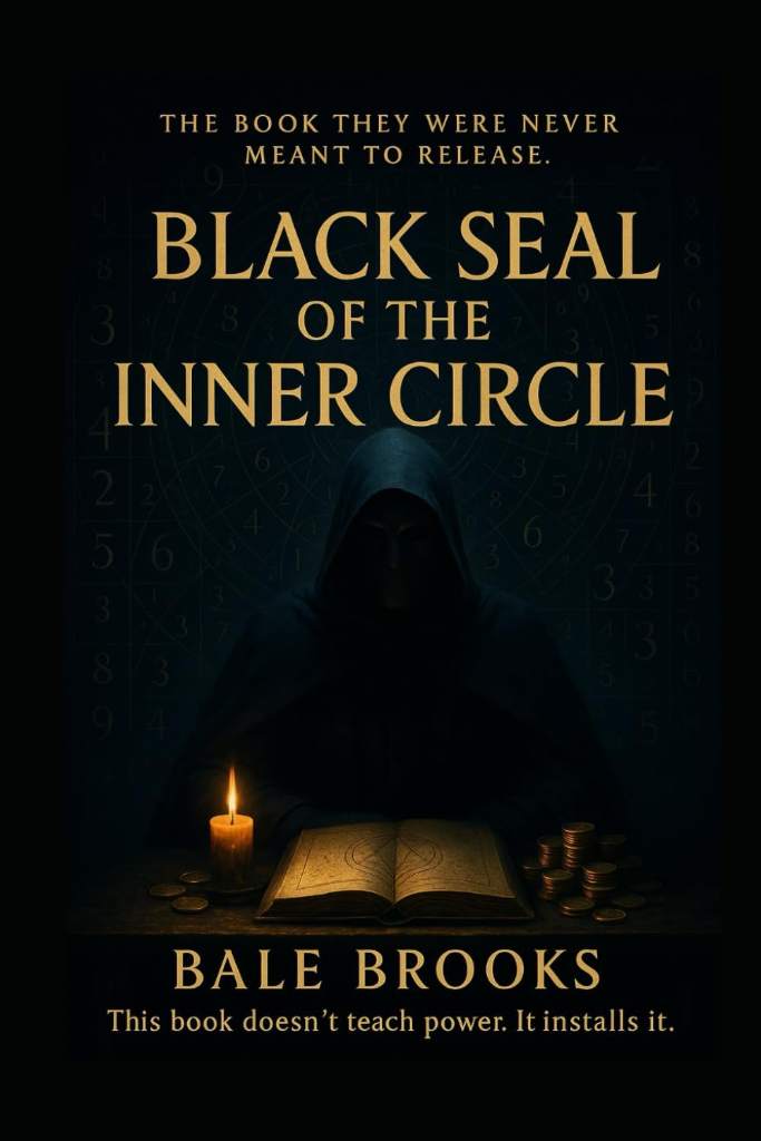 Black Seal of The Inner Circle: 21 Forbidden Systems for Elite Wealth, Ritual Power, Reality Control, and the Full Reprogramming of the Mind, Body & Identity — from Inside the Inner Circle Itself by Bale Brooks | barcode:9798294690908 | source:'9798294690908.jpg